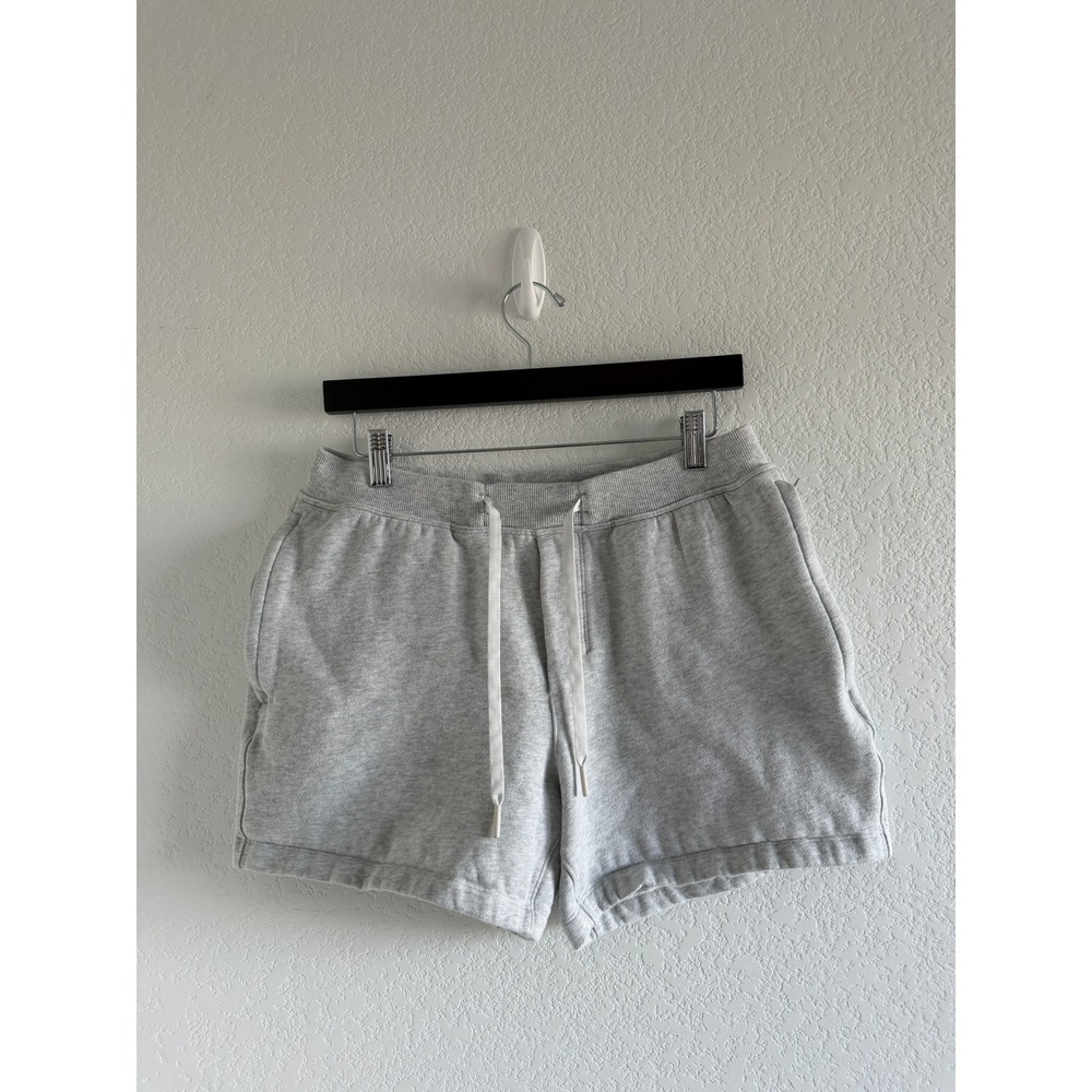 Lululemon Men's Steady State Size M Classic-Fit Short Heathered Light Gray